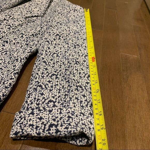 LAFAYETTE 148 navy and white printed single breasted blazer size 6 - Picture 9 of 12